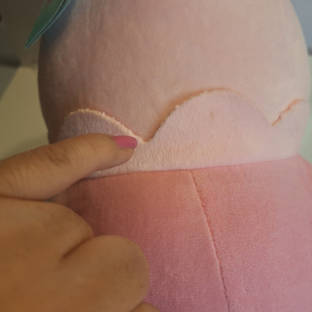 Ice Cream Cone Double Scoop Plush Toy. Large 20" - Picture 8 of 9